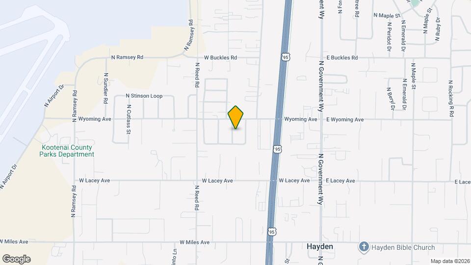 11142 N Bartlett Ave Map and Location Details