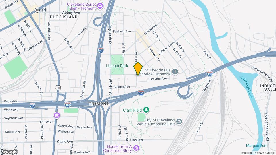 2547 W 10th St Map and Location Details