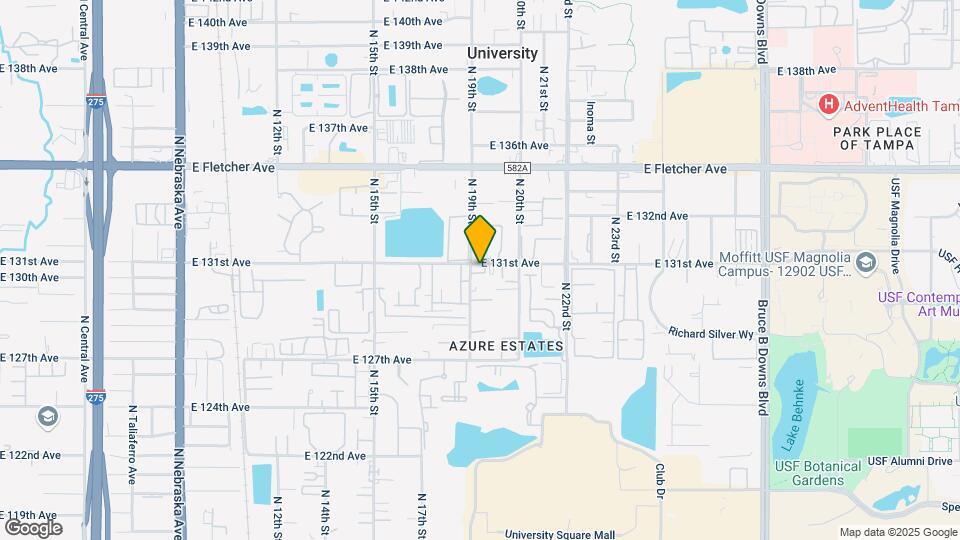 Tampa Palms Mapa y Detalles de la Ubicación