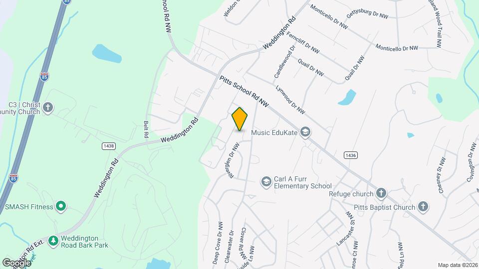 2557 Paddle Pl NW Map and Location Details