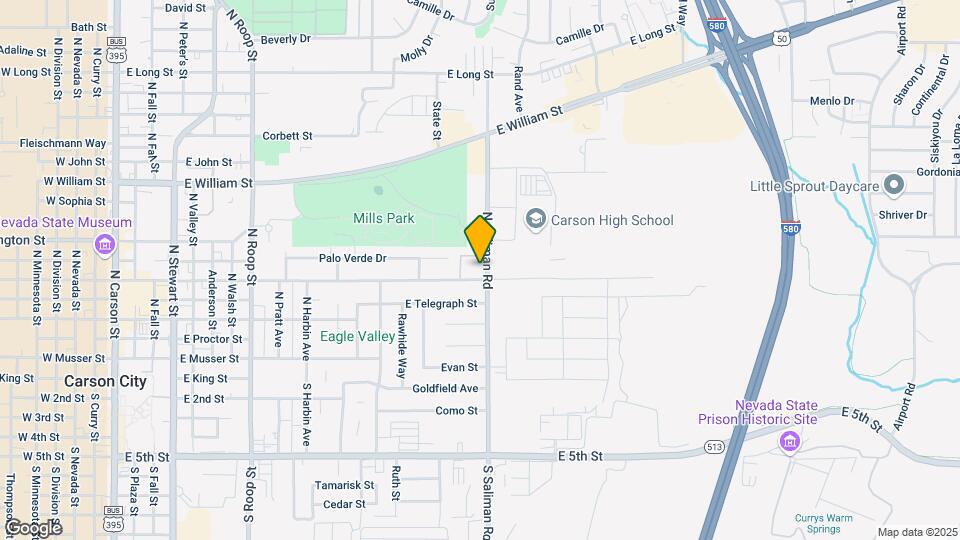 1540 E Robinson St Mapa y Detalles de la Ubicación