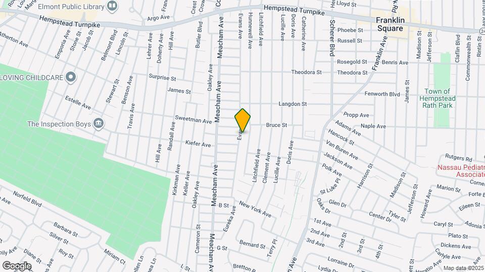 291 Evans Ave Map and Location Details