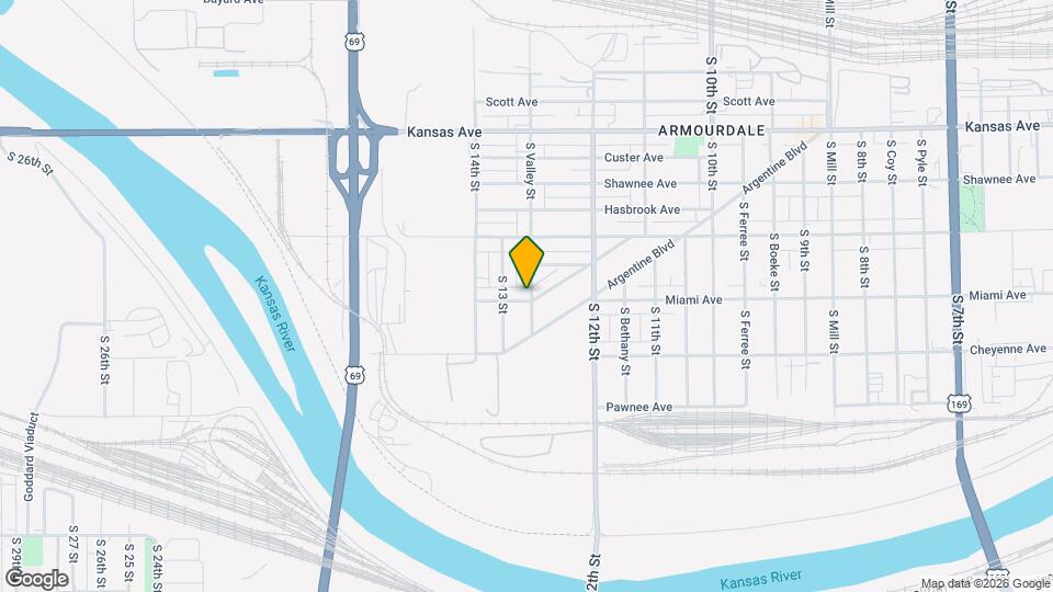 1256 Pennsylvania Ave Map and Location Details
