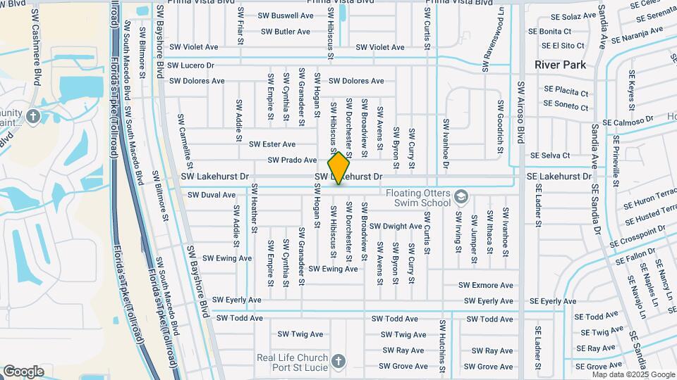 469 SW Duval Ave Map and Location Details