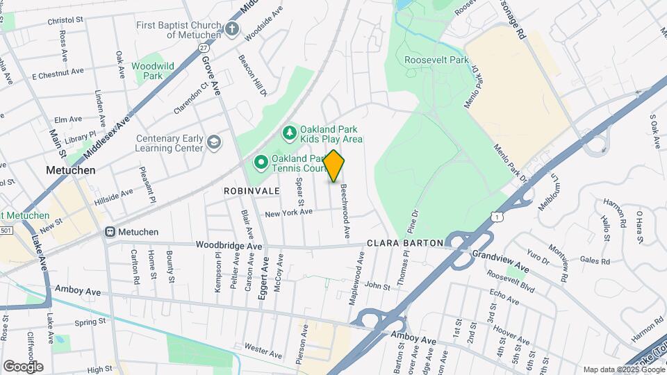 78 Hazelwood Ave Map and Location Details