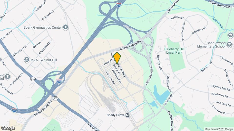 16608 Crabbs Branch Way Map and Location Details