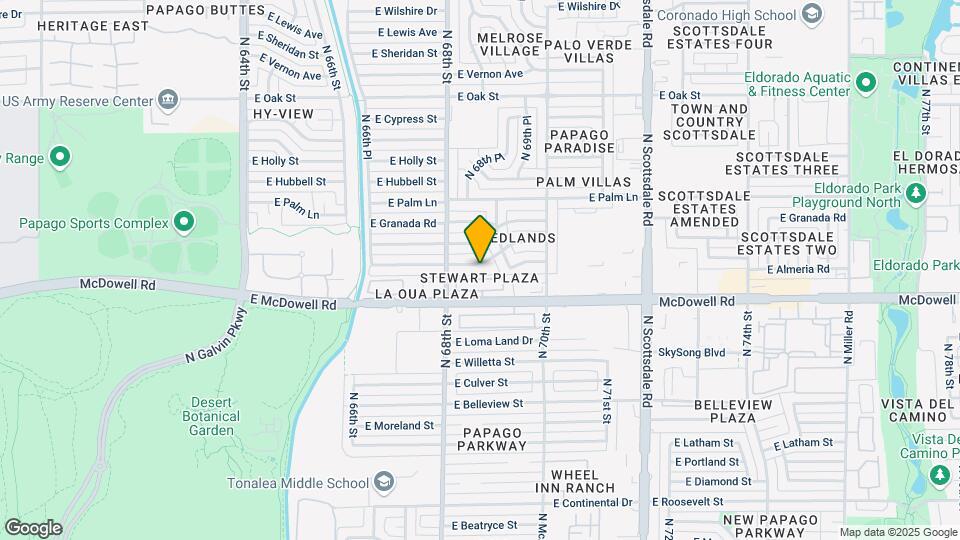 6829 E Almeria Rd Map and Location Details