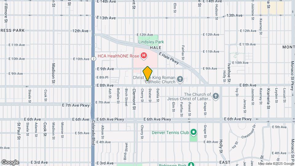 809 N Dexter St Map and Location Details