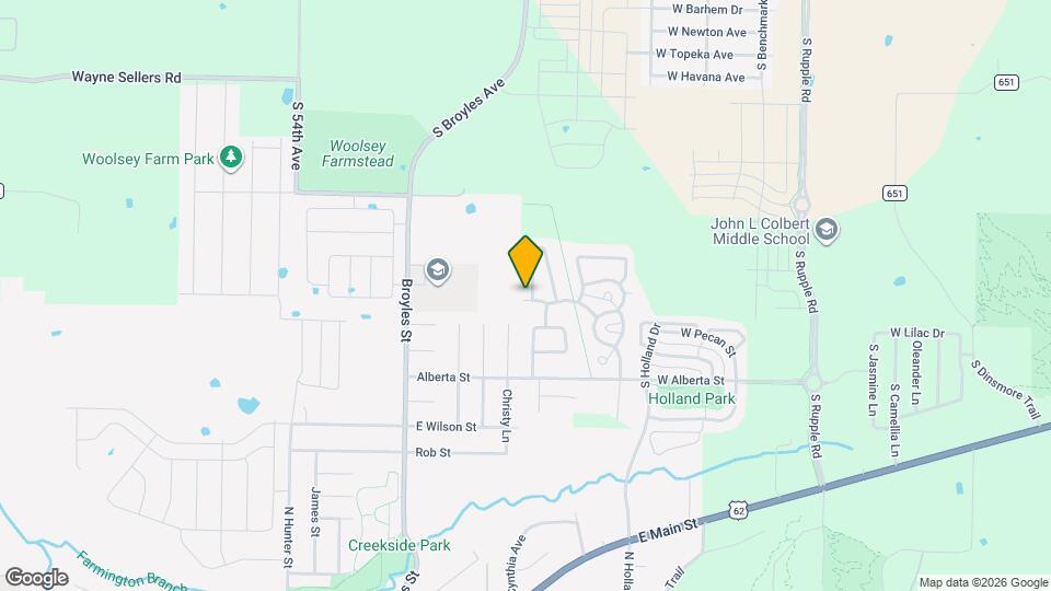 5110 W Claxton Cir Map and Location Details