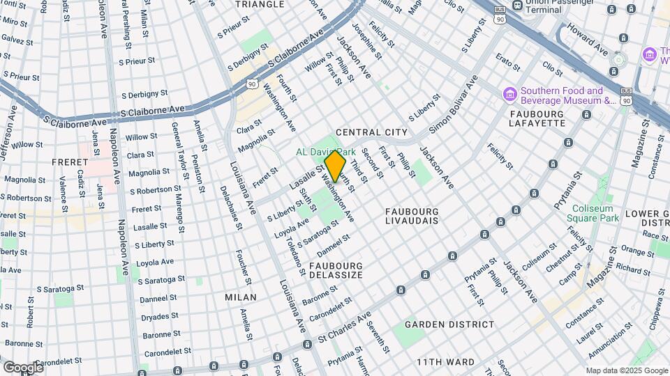 2225 Washington Ave Mapa y Detalles de la Ubicación
