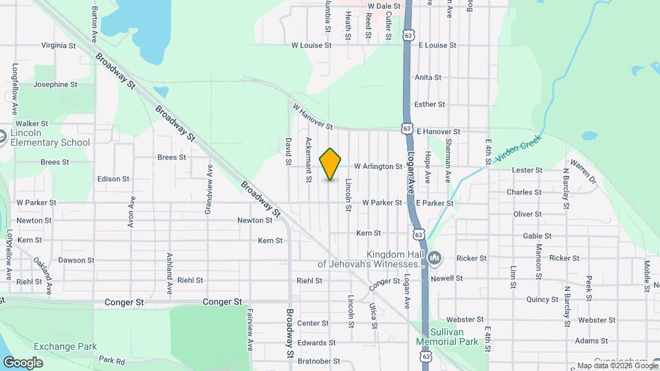 1126 Columbia St Map and Location Details