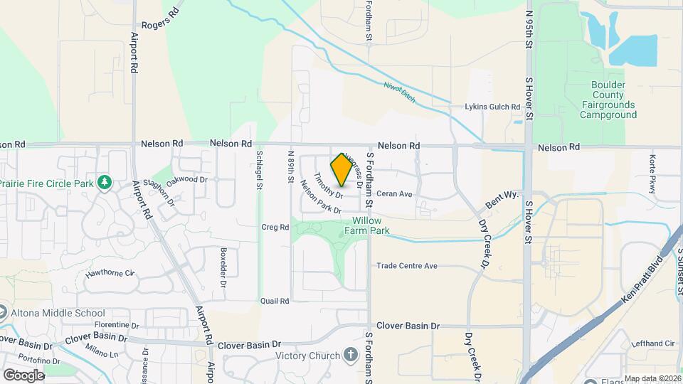 802 Timothy Dr Map and Location Details