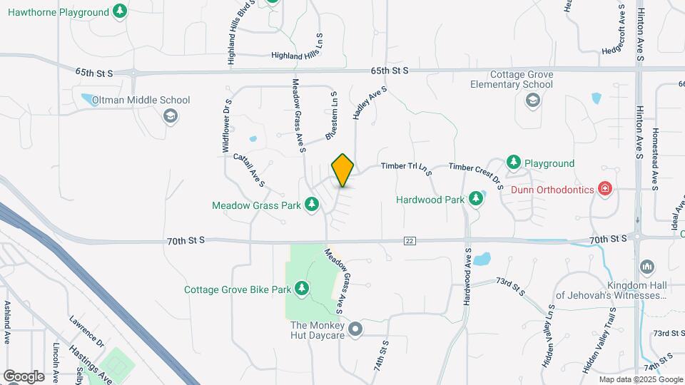 6808 Meadow Grass Ln S Map and Location Details