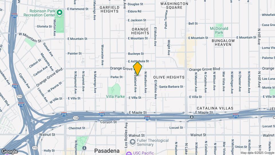 640 Oakland Ave Mapa y Detalles de la Ubicación