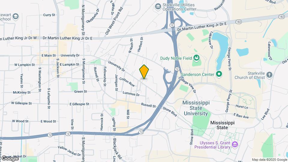 Vista Starkville | Student Housing Map and Location Details