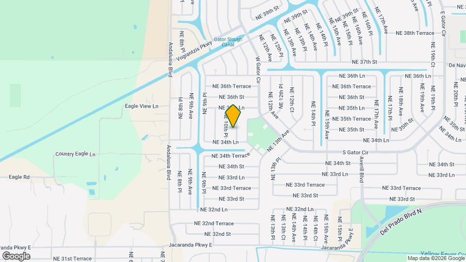 3446 NE 11th Ave Map and Location Details