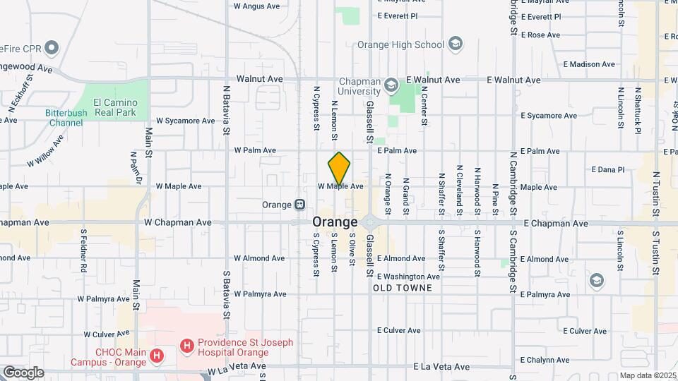 193 N Lemon St, Unit C Map and Location Details