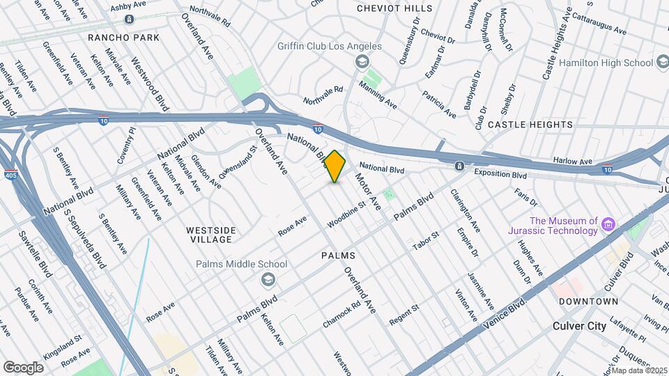 3307 Mentone Ave Mapa y Detalles de la Ubicación