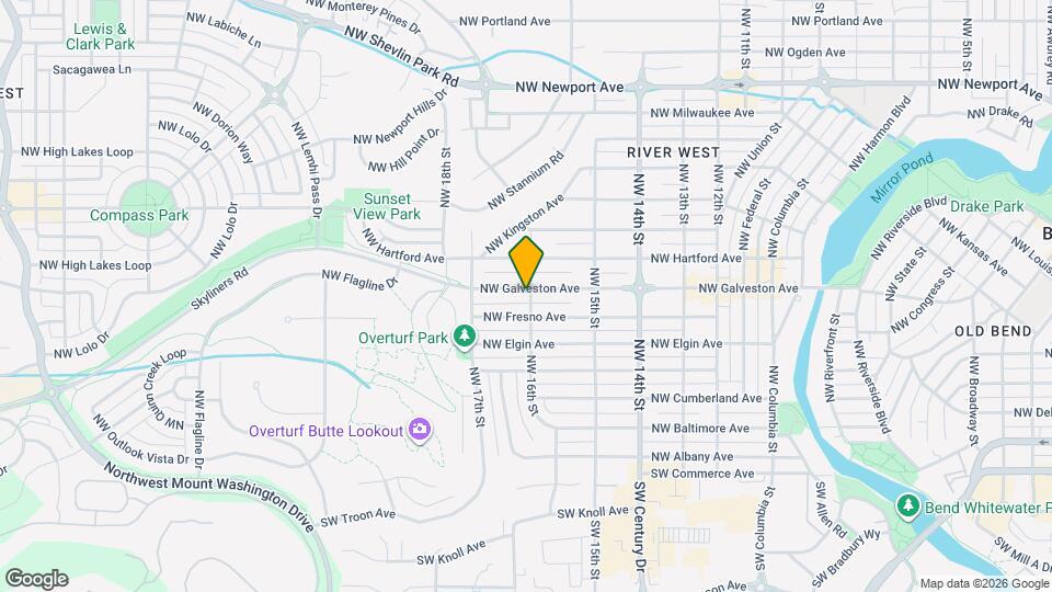 1605 NW Galveston Ave Mapa y Detalles de la Ubicación