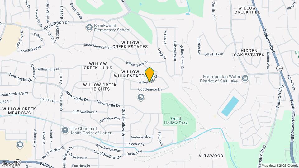 2830 Willow Hills Dr Map and Location Details