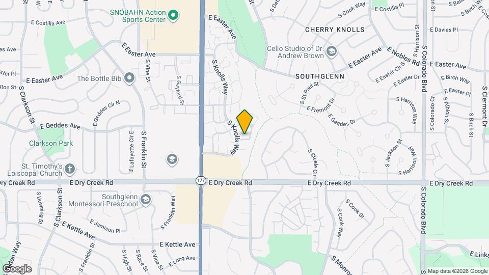 7336 S Knolls Way Map and Location Details
