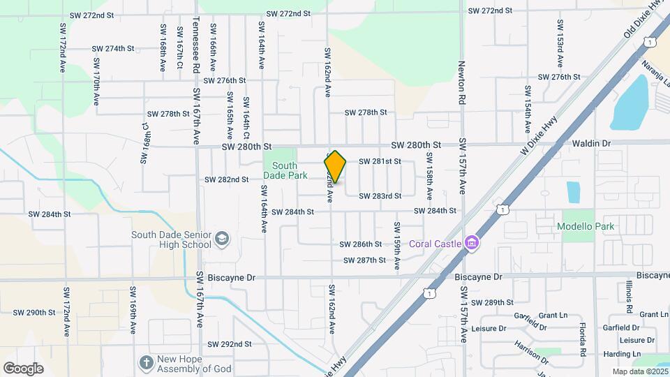 28221 SW 162nd Ave Map and Location Details