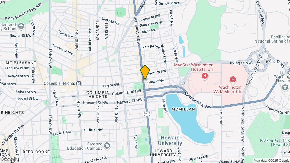653 Irving St NW Map and Location Details
