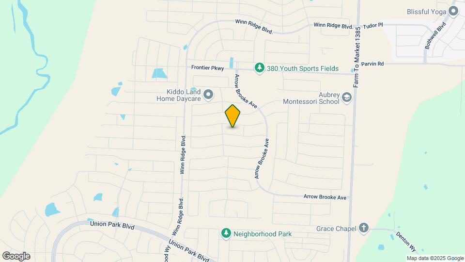 1317 Arrowwood Dr Map and Location Details