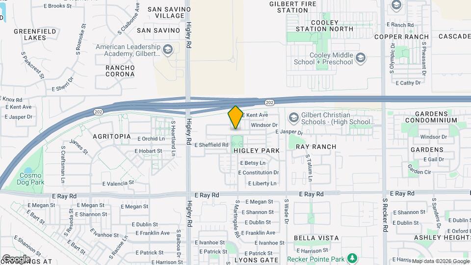 3388 E Jasper Dr Map and Location Details