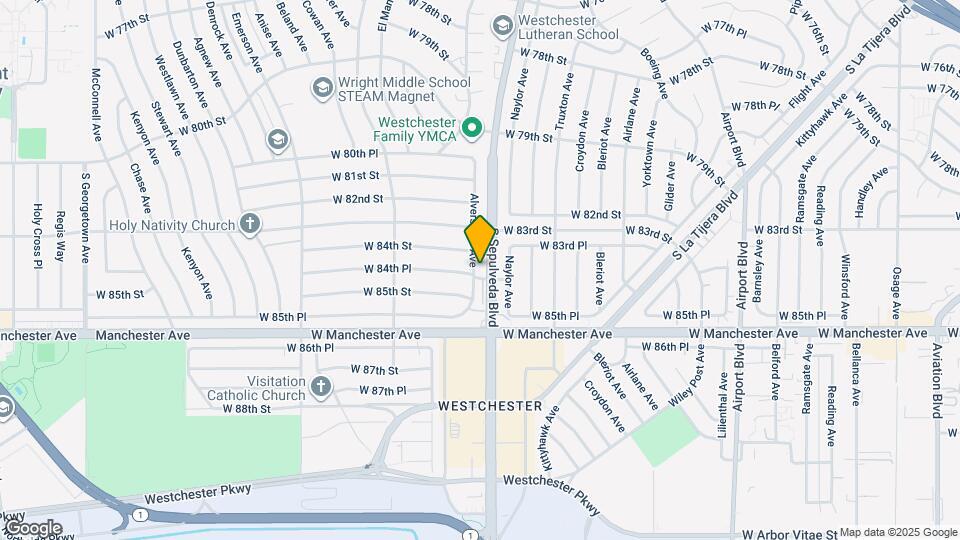 8426 Alverstone Ave Map and Location Details