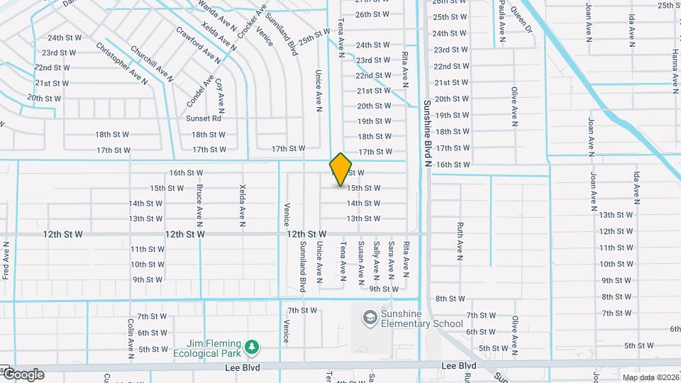 3507 W 15th St Map and Location Details