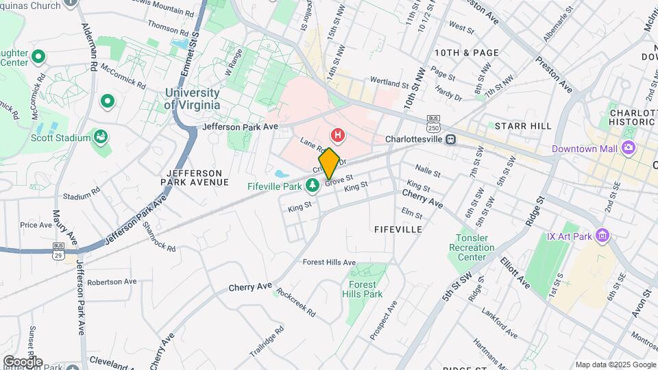 1102A Grove St Mapa y Detalles de la Ubicación