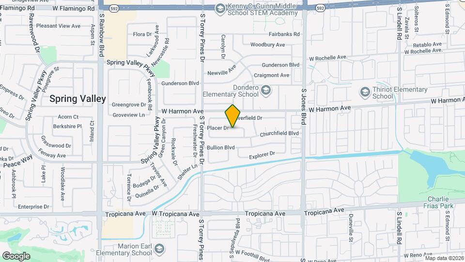 6381 Placer Dr Map and Location Details