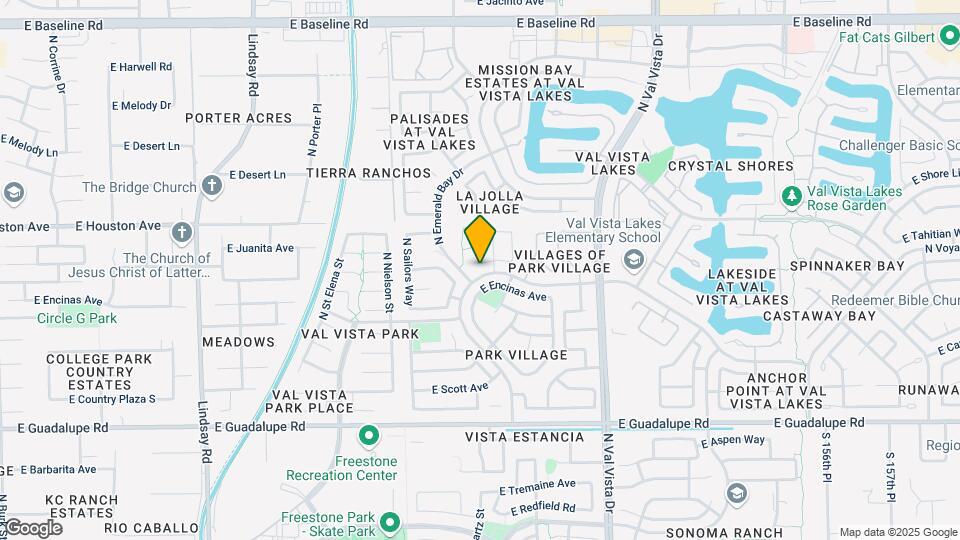 1317 E San Angelo Ave Mapa y Detalles de la Ubicación