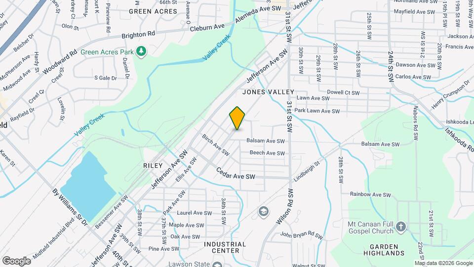 3329 Park Ave SW Map and Location Details