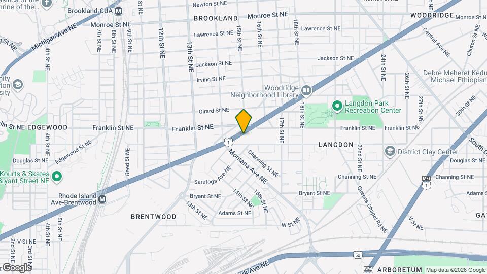 1441 Rhode Island Ave NE Map and Location Details