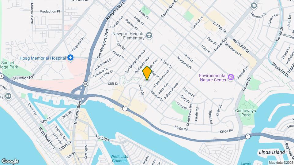 421 Tustin Ave Map and Location Details