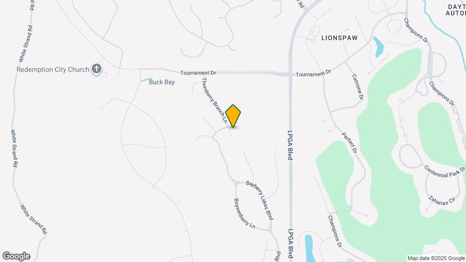 121 Thornberry Branch Ln Map and Location Details