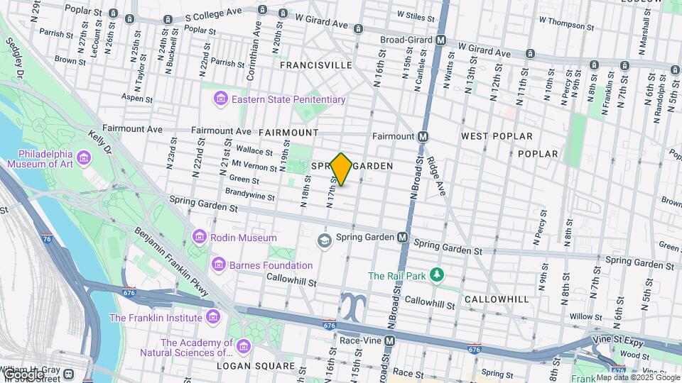 1623 Green Street Map and Location Details