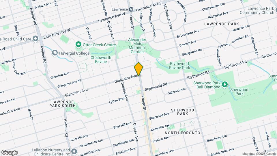 Glencairn Garden Apartments Map and Location Details