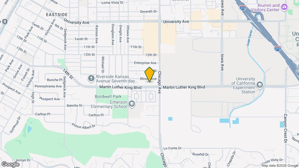 1765 Martin Luther King Blvd Mapa y Detalles de la Ubicación