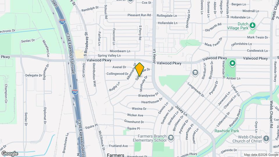 2630 Springvale Dr Map and Location Details