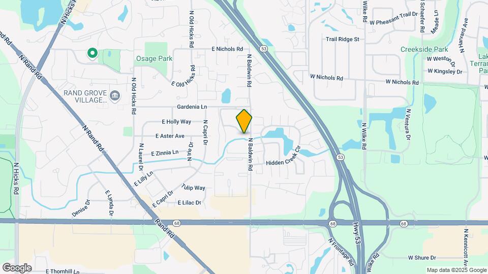1851 N Green Ln N Map and Location Details