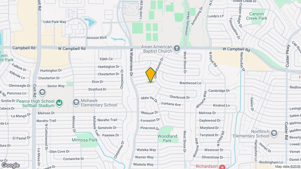 907 Greenbriar Ln Map and Location Details