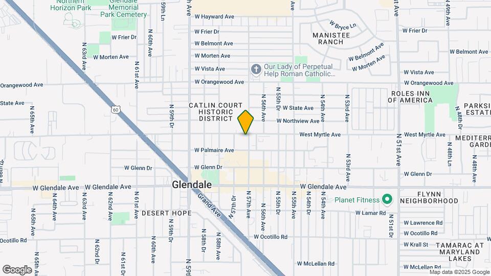 7154 N 57th Ave Map and Location Details