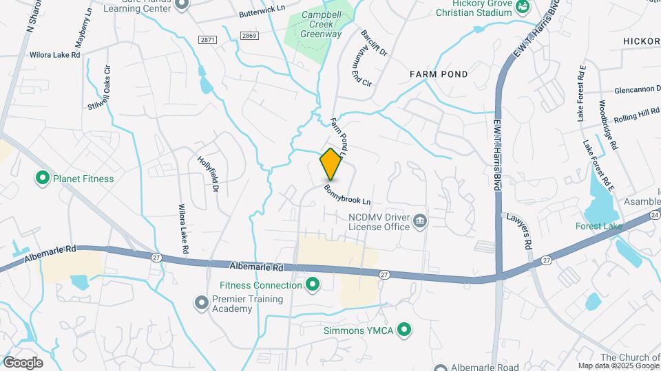6201 Bonnybrook Ln Map and Location Details