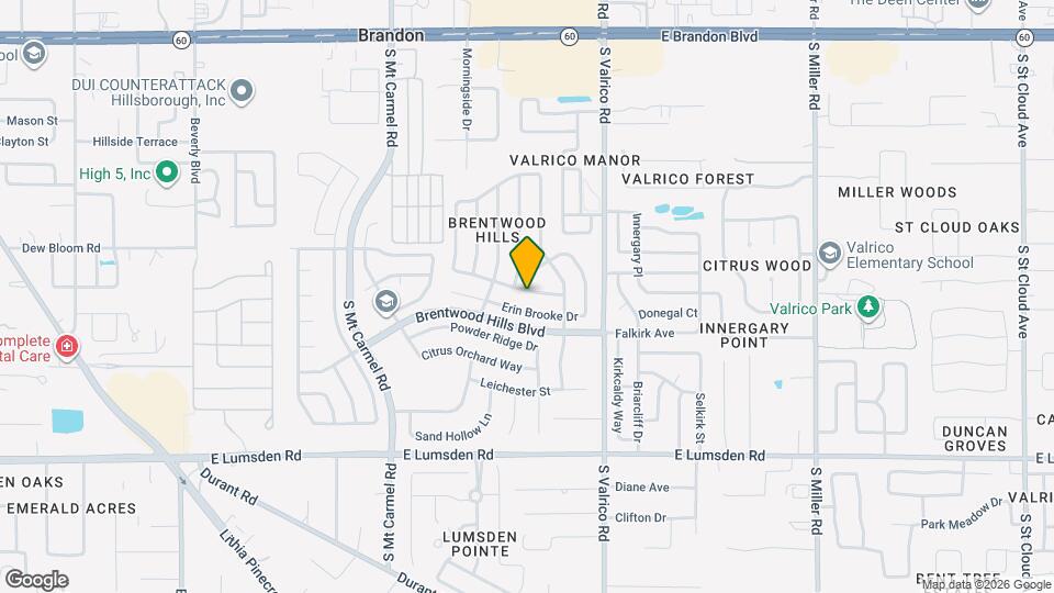 317 Sand Ridge Dr Mapa y Detalles de la Ubicación