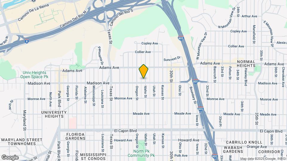 4612 Idaho St Map and Location Details