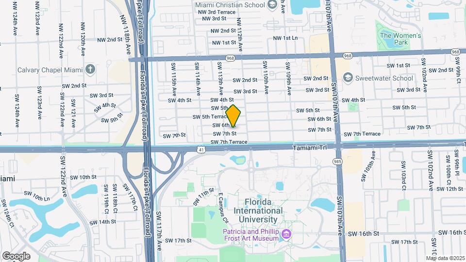 11267 SW 7th St Map and Location Details