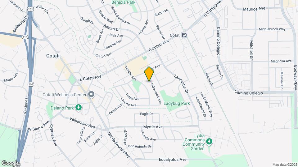 8419 Lakewood Ave Map and Location Details